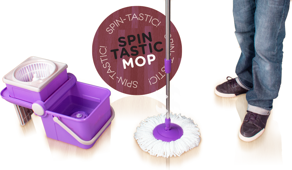 SPIN-TASTIC ! Mop ® - The fastes & easiest way to clean